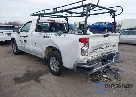 2022 Chevrolet Silverado 1500 Ltd 2Wd Long Bed Wt z USA, uszkodzony, nr VIN 3GCNWAED9NG209794